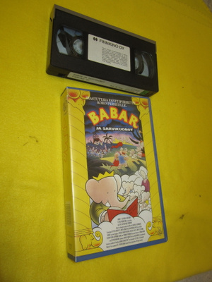 BABAR JA SARVIKUONOT : VHS v 1989 ISOKOPPAINEN