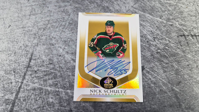 Nick Schultz 2020-21 SP Legends Auto