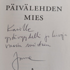 Janne Virkkunen : Päivälehden mies (signeerattu, tekijän ... - pikkukuva 3