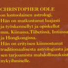 Christopher Odle: Kiehtova astrologia - pikkukuva 4