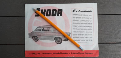 Skoda Octavia / Felicia autojen esite 60-luvun alku