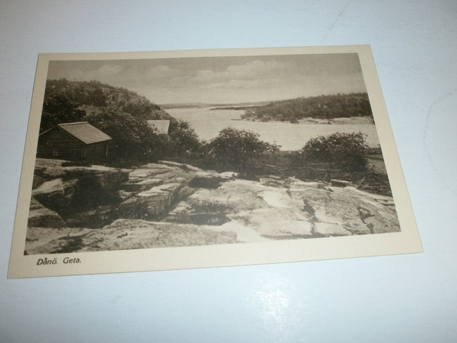 Åland, Dånö. Geta, kallioita, merta, mv pk, ei p.