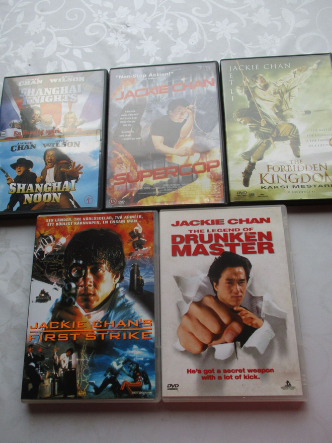 5 KPL DVD 6 kpl JACKIE CHAN ELOKUVAA