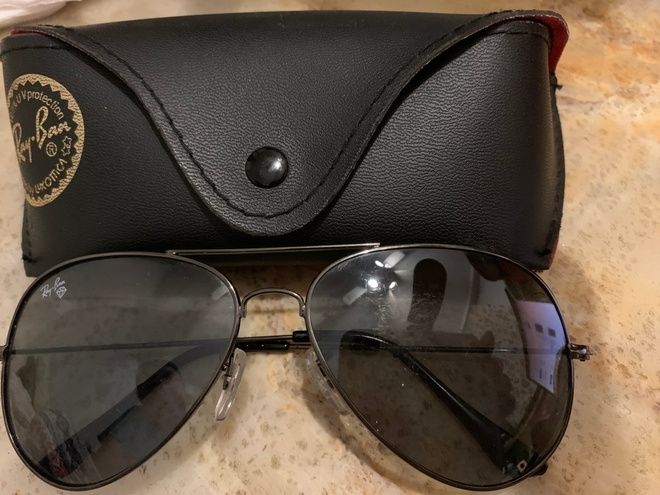 RAY BAN RARE RB3025 AVIATOR LARGE METAL 'DIAMOND HARD‘