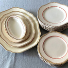 Arabian lautasia, punakulta-raita, yhteishinta - pikkukuva 2
