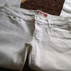 Valkoiset H&M Fit Sqin Jeans / Farkut - koko 30" - pikkukuva 3