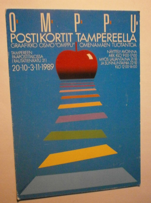 Osmo Omppu  Omenamäki - näyttely Tampere 1989, p. 1989