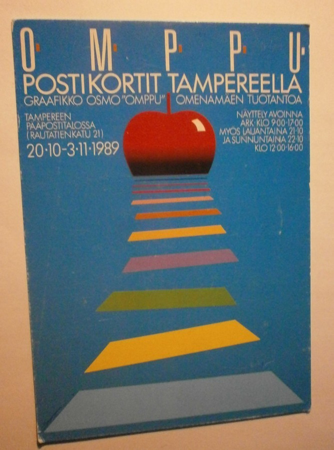 Osmo Omppu  Omenamäki - näyttely Tampere 1989, p. 1989