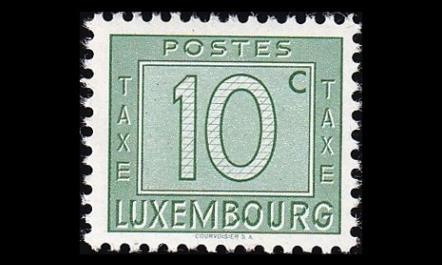 Luxemburg P-24 ** Porto 10 C (1946)