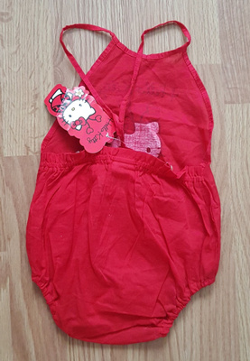 Uusi Hello Kitty kesäbody koko 0-3 kk