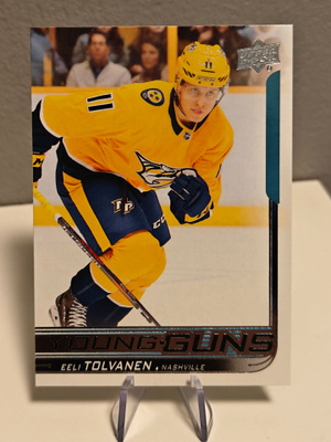2018-19 Upper Deck Young Guns Eeli Tolvanen Rookie Nashville