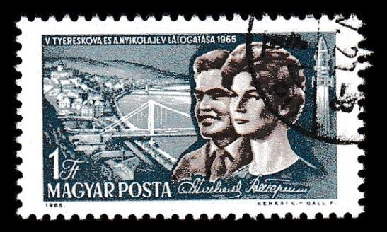 Unkari 2123 o Kosmonauttien vierailu (1965)