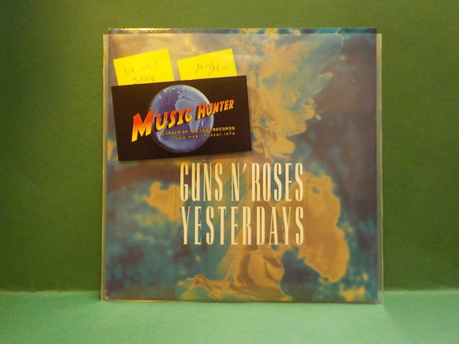 GUNS N´ ROSES - YESTERDAYS M-/M- UK -92 7" SINGLE