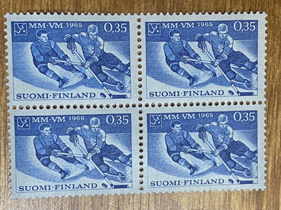 JÄÄKIEKON MM-KISAT 1965 NELIÖ**