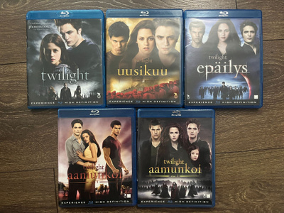 Twilight -kokoelma - 5x Blu-ray