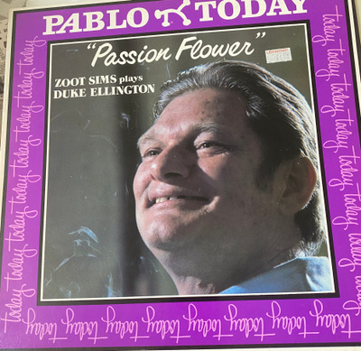 Passion Flower. Zoot Sims Plays Duke Ellington LP Pablo