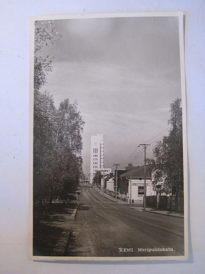 VANHA Postikortti Kemi 1951