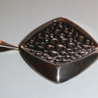 Hopeinen E. Granit riipus design 60-luku - pikkukuva 2