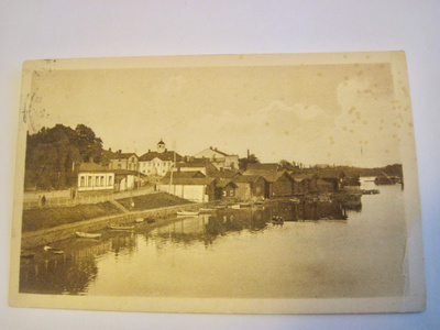 VANHA Postikortti Porvoo 1920-l