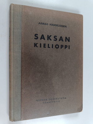 Armas Hämäläinen : Saksan kielioppi