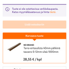 Tarraeritasolista 2 - 12 mm , pähkinä - pikkukuva 4