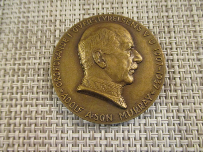 Adolf A:son Murray 1907-1937 mitali 1955/G.Carell