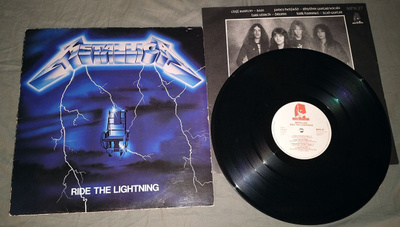 Metallica - Ride The Lightning LP FIN-pressing 1984