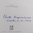 Unto Kupiainen : Kirjallisuustieteen peruskurssi (signeer... - pikkukuva 3