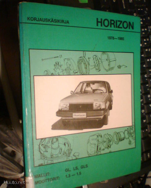 Korjausopas HORIZON 1978-1985 (Sis.postikulut )