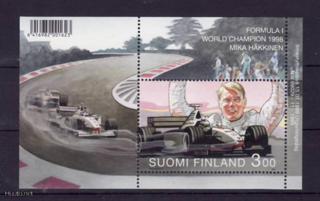 Suomi v 1999, MIKA HÄKKINEN, postituore blokki