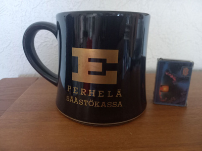 ARABIA Perhelä säästökassa muki