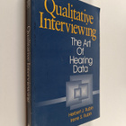 Herbert J. Rubin : Qualitative interviewing : the art of ... - pikkukuva 1