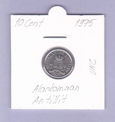 Hollannin Antillit 10 Cent v.1975 KM#10