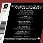 Creedence Clearwater Revival - Live In Germany (CD) - pikkukuva 2