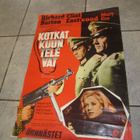 Alkuperäinen elokuvajuliste: Kotkat kuuntelevat (1969) - pikkukuva 1