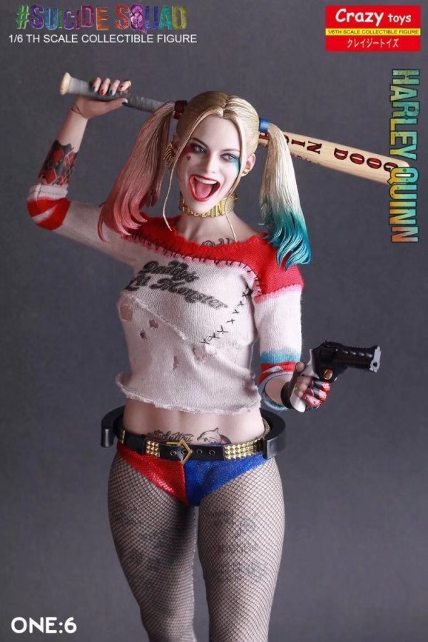 DC HARLEY QUINN CRAZY TOYS 30cm figure  - HEAD HUNTER STORE.