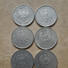 Deutsche 1 MARK kolikkosetti, 6kpl - pikkukuva 2