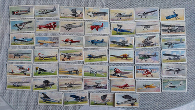Aeroplanes (civil) - 45 tupakkakorttia