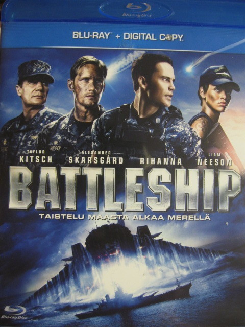 BATTLESHIP BLU-RAY + DIGITAL COPY TAISTELU MAASTA ALKAA MERE
