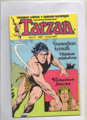 TARZAN n:o 5 1987 Vantashan kristalli , viidakon orjakaivos.