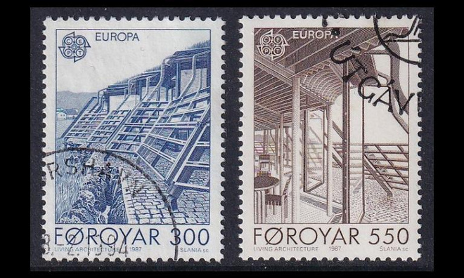 Fär-saaret 149-50 o Europa arkkitehtuuri (1987)