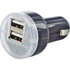 Reekin Yleismallinen 2x USB 2.0 Autolaturi, 2.1A, musta UUSI - pikkukuva 2