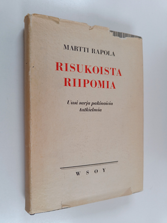 Martti Rapola : Risukoista riipomia