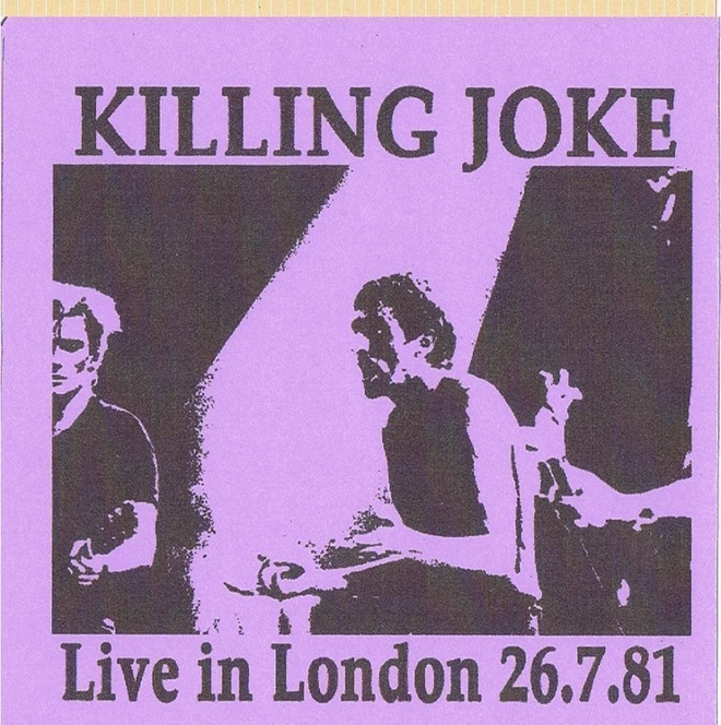 KILLING JOKE live in london 26.7.1981 ...post punk gothic