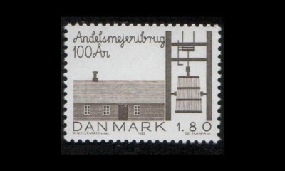 Tanska 757 ** Osuusmeijerit 100v (1982)