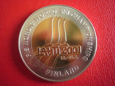 Lahti MM hiihdot v. 2001 mitali
