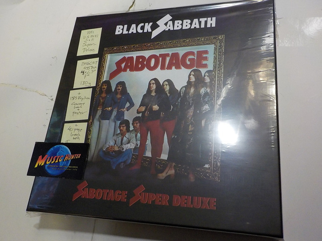 BLACK SABBATH - SABOTAGE SUPER DELUXE UUSI 4LP+7'' BOKSI