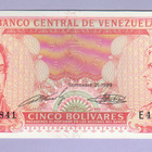 Venezuela 5 Bolivares v.1989 UNC P-70 - pikkukuva 1