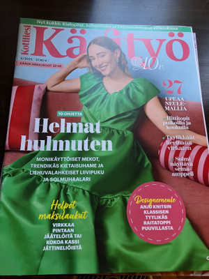 Käsityölehti ja uusi iso kaava-arkki