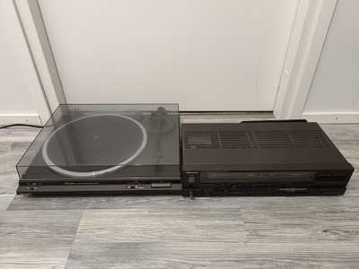 Technics levysoitin + viritinvahvistin